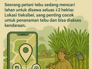 Dicari Lahan Sewa Untuk Budidaya Tebu