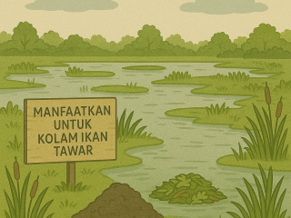 Dicari Lahan Rawa untuk Budidaya Ikan Air Tawar (Nila/Lele)