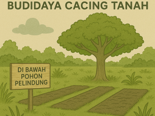 Butuh Lahan untuk Budidaya Cacing Tanah Skala Kecil