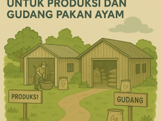 Mencari Lahan Usaha untuk Produksi dan Gudang Pakan Ayam